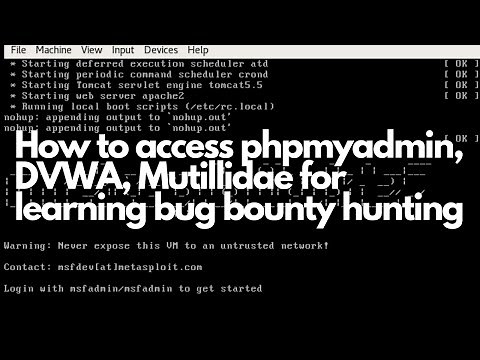 How to access metasploitable 2 in kali linux Using IP Address