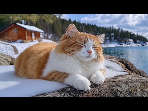 12 Hours Of Calming Music for Cats 🐈 Night Relaxation Sounds 🎵 Soothing Sleep 😴 Cat TV