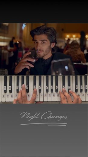 Night changes 🩵 #musicwithpreet #piano #shorts #youtubeshorts