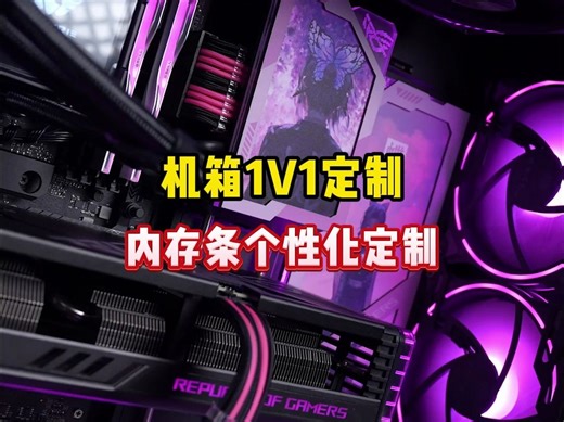 【电脑DIY小程序】机箱1V1定制，内存条个性化定制，打造真正属于自己的爱机！