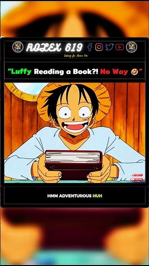 “Everyone Shocked… Luffy Wants to Read!? 😂”#onepiece