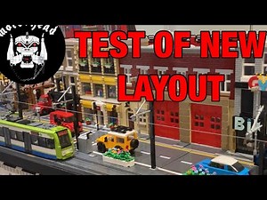 My new Lego MOC Urban Train Layout