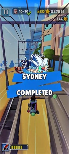 Sydney complete 💯✅#subwaysurfers #gaming #shorts #viralshort