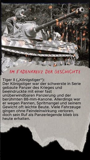 ▶️ 70 Tonnen Stahl: Warum der Königstiger oft kampflos kollabierte!