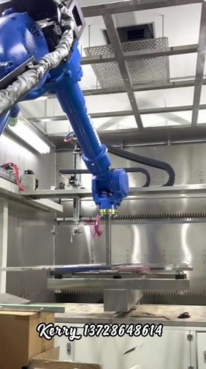 Robotic Spray & Transfer Painting Line System Initial Test