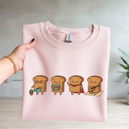 Cartoon Toast Art Print | Quirky Foodie Kitchen Decor (digital Download) - Etsy