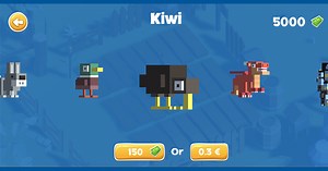 Character Slector (Crossy Road style)