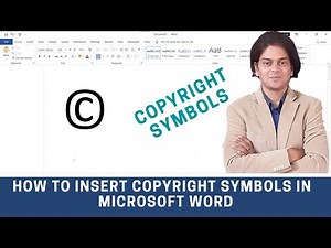 How to create copyright symbol in word | copyright symbol in word | copyright symbol