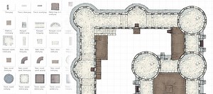 The Castle Walls Tileset, a free map tileset for D&D (or other RPGs)
