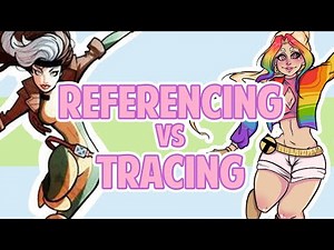 ｡◕‿◕｡ TRACING art vs REFERENCING for art ｡◕‿◕｡