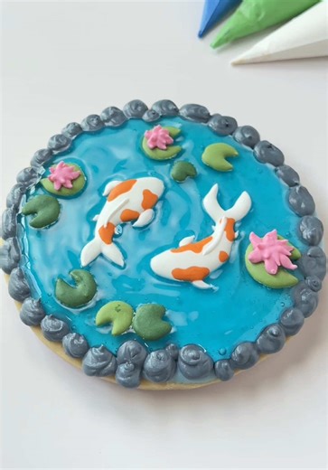 Fish Koi 🪷#cookiedecorating #fish #koi #koifish | cookie decorating