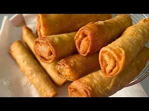 Crispy Chicken Spring Rolls in Minutes (Easy Liquid Method)