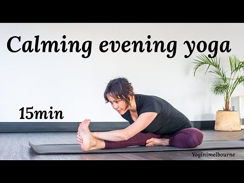 Calming evening yoga | 15min | soothe & unwind
