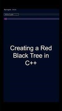 Implementing a Red-black Tree in C++