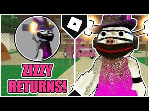 How to get "ZIZZY RETURNS" BADGE + CYBORG ZIZZY MORPH in ROLEPLAY CITY (PIGGY BOOK 2 RP) [ROBLOX]