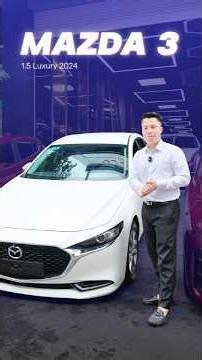Like New 2024 Mazda 3 Sedan 1.5 Luxury, White - Stunning Condition - Original 24,000 Km Odometer....