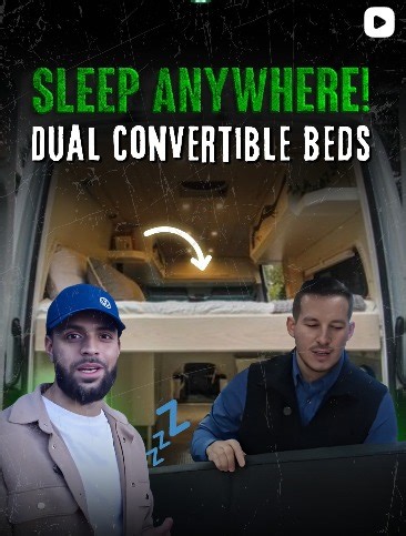 Vanlife Camper by Project Van Life | Vanlife hits different when your whole setup shifts with you. Beds that become tables, tables that become beds, cushions you can swap when... | Instagram
