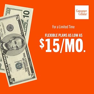 Switch to Consumer Cellular and get a plan for as low as $15/month for a whole year. Use code FIRSTYEAR15. | Consumer Cellular