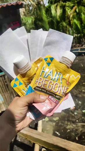 grabe sa pa sale ni hair begone #hairwax #hairbegonewax #sugarwax #readytouse #coldwax