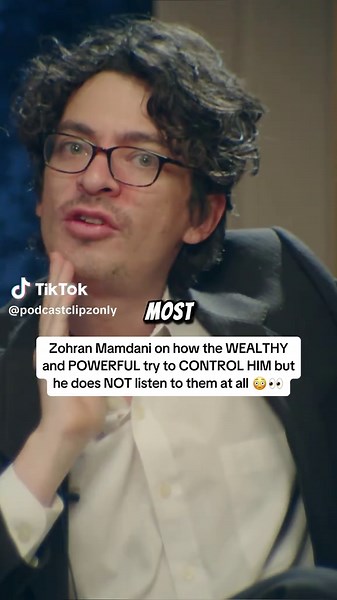 Zohran Mamdani on how the WEALTHY and POWERFUL try to CONTROL HIM but he does NOT listen to them at all 😳👀 #podcast #viral #adamfriedland #mamdani #zohranmamdani
