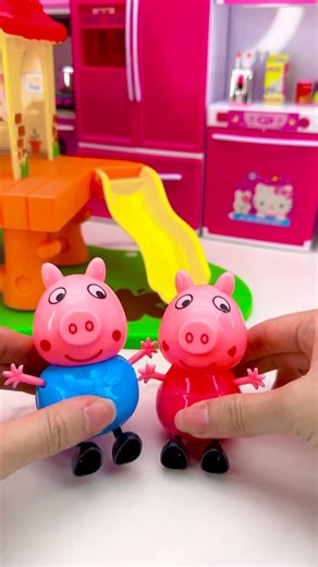 Satisfying With Unboxing Peppa Pig & Park Toys, ASMR Video #shorts