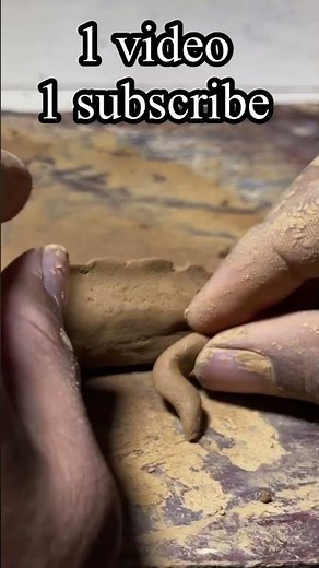 HOW TO SCULPT A CROCODILE FROM CLAY | BEGINNER CLAY ART PROJECT #viral