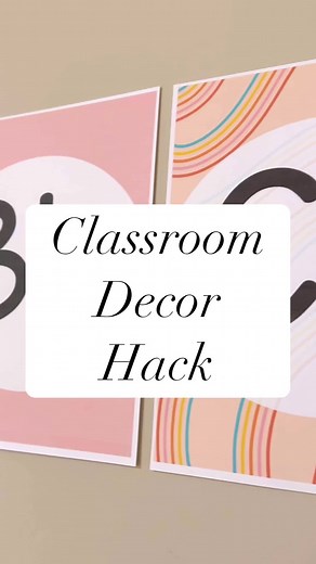 customize your own alphabet posters! #classroomposter #classroomposters #editabletemplates #tptclassroomdecor