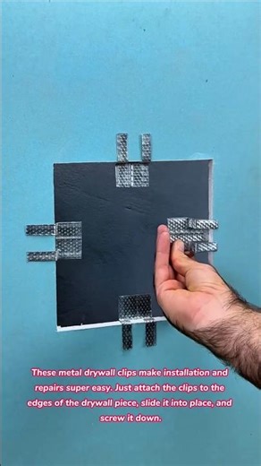 Smart Clips for Perfect Drywall Joints & Quick Fixes! #diy #tips #tricks #lifehacks #how #tools