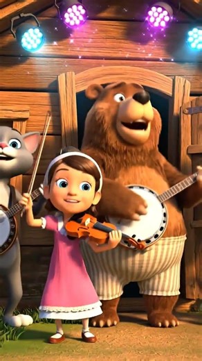Masha and the Bear Sing Hey Diddle Diddle | Fun Kids Songs 🎵✨