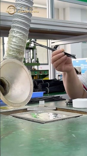 Cable terminal tinning.#cable #wiring #factory