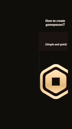 How to create roblox robux gamepasses (Quick and easy) #fyp #viral