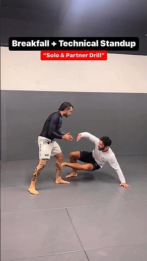 Breakfall Technical Standup #jiujitsuflo #jiujitsu #bjj #selfdefense
