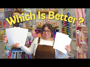 Finding the perfect paper for creating professional quality prints at home for my future art shop✨