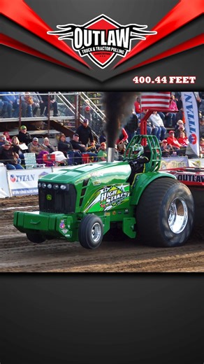 154K views · 3.1K reactions | Walking it out to 400 feet!!  #tractorpulling #johndeere #fblifestyle | Outlaw Truck & Tractor Pulling Association | Facebook