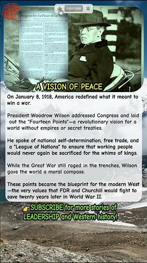 The Promise of Freedom: Wilson’s Fourteen Points 1918 | #shorts #history #wwi #freedom