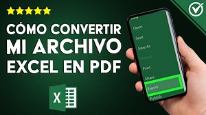 ¿Cómo convertir mi archivo EXCEL en PDF sin perder su formato?...
