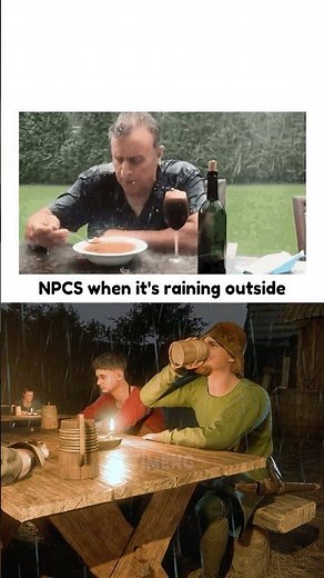 NPCS when it's raining outside - KCD2