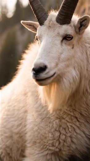 Massive Mountain Goat Climbing a Vertical Cliff!”