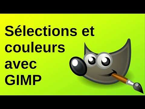 Selection tools and color changes with GIMP
