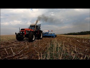 88' Zetor 16145 TI 220 HP + 5m Mandam Gal-K Disc Harrow. Test After Tuning
