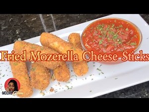How To Make Fried Mozzarella Cheese Sticks| Easy Recipe 😋