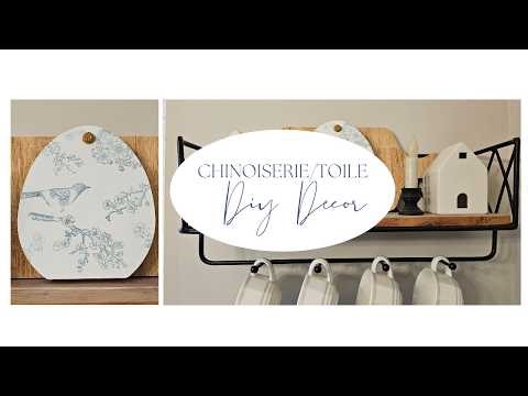Chinoiserie/Toile DIY + Dining Area Spring Plans | Happy Spring!