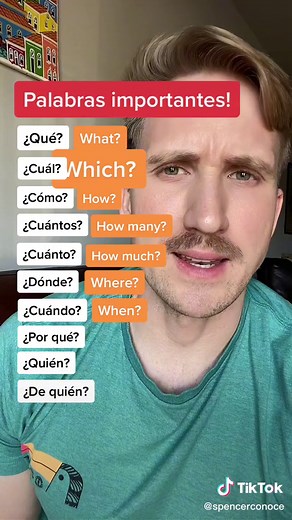 Palabras importantes en inglés y español: Question words