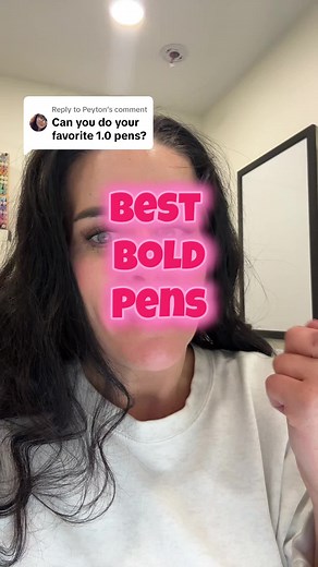 Best Bold Pens for Smooth Writing