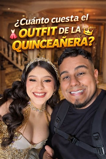 Costo total del outfit de quinceañera en Petén