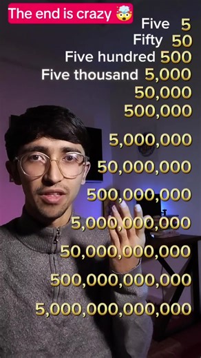 Can YOU Count to Five Trillion? #bignumbers #english #englishvocab #englishwords