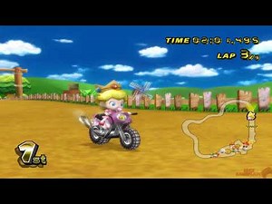Mario Kart Wii HD - Mushroom Cup 100cc (Baby Peach Gameplay)
