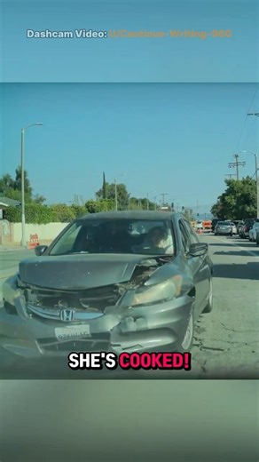 Instant Karma Catches Up With Distracted Driver 😮