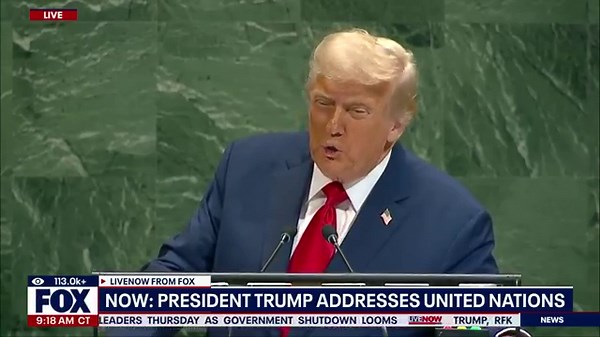 FULL: Trump address UN General Assembly amid "bad teleprompter"