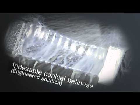 Blade machining by Sandvik Coromant